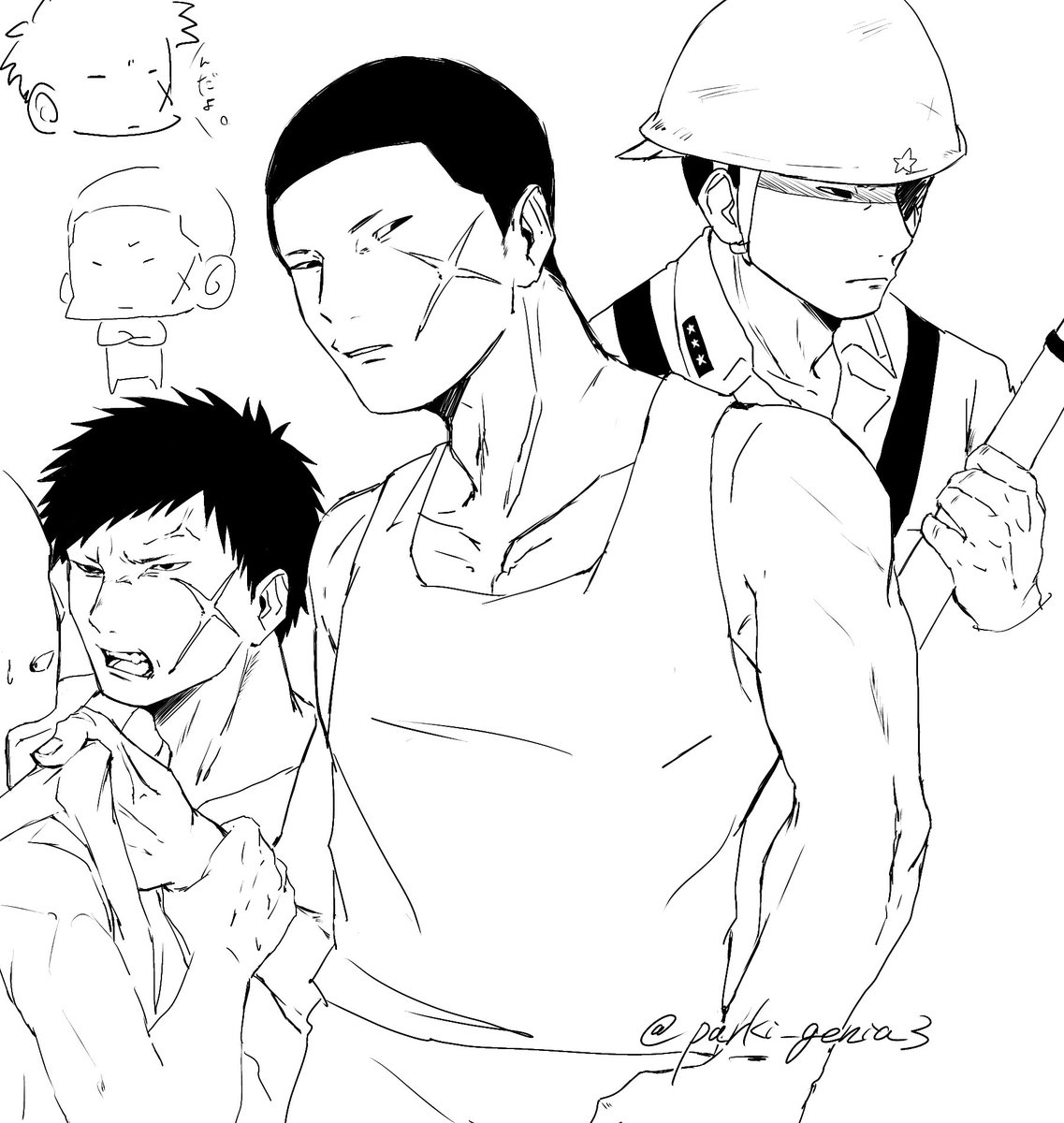 parki_genia3's tweet photo. 自分絵&amp;等身　開眼tbt https://t.co/hh6aGIrAHj