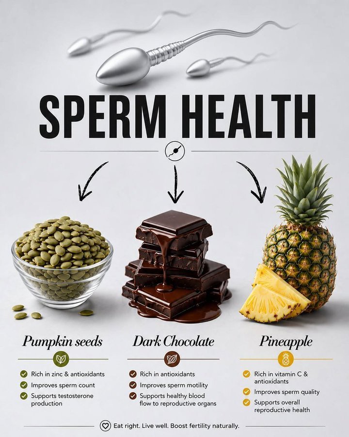 frabycoder0's tweet photo. Food that supports Sperm health! https://t.co/gcED8Sisj0