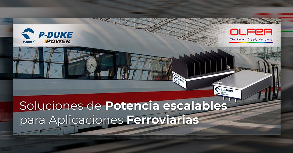 _OLFER's tweet photo. La modernización ferroviaria exige más potencia en menos espacio. La familia QBE de P‑DUKE ofrece módulos CC/CC escalables, alta eficiencia y mejor gestión térmica para nuevas funciones críticas del tren.

👉 https://t.co/fTCFstm8gQ https://t.co/kuusgua2Pp