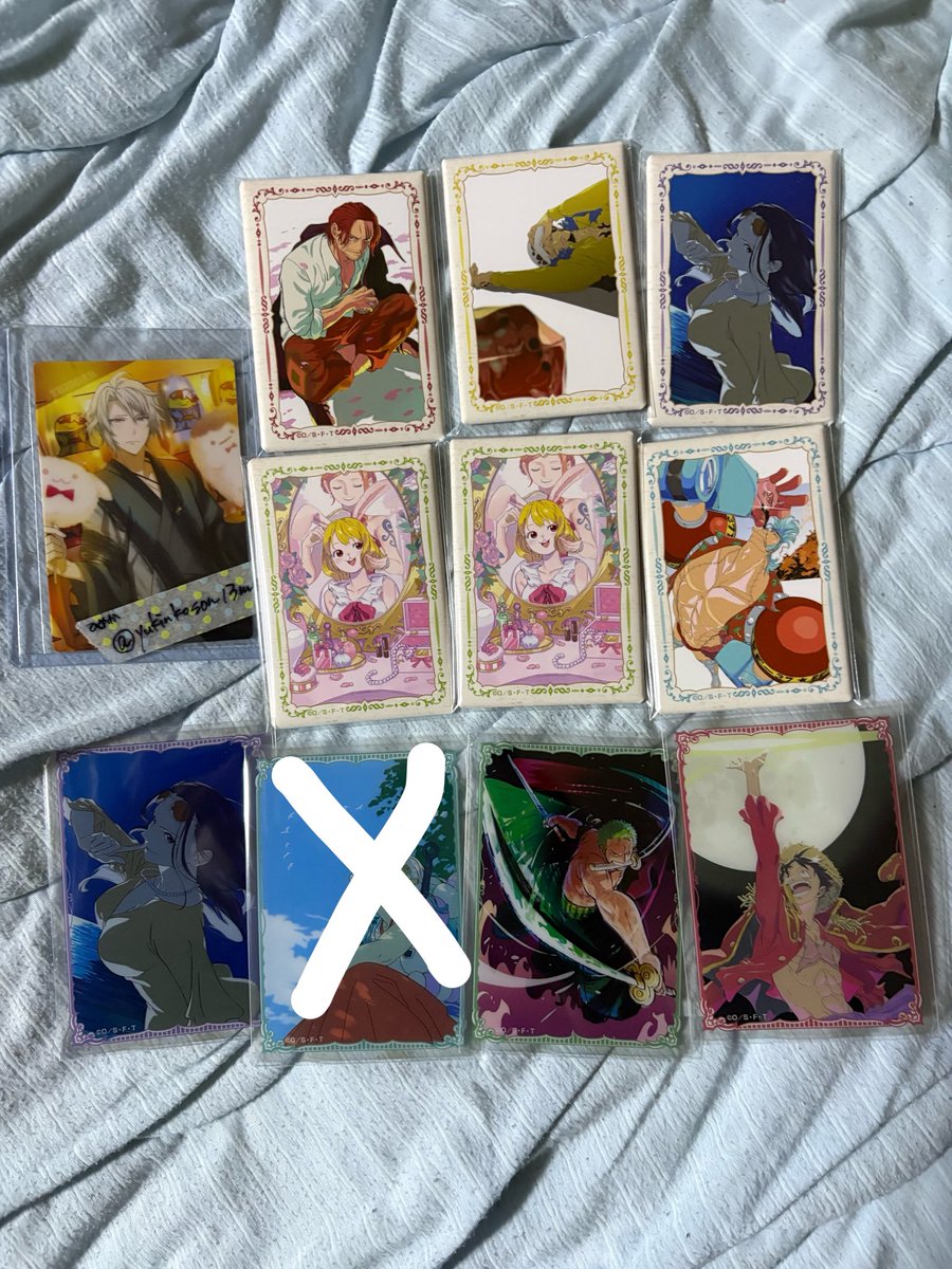 yukinkoson13ms's tweet photo. 【交換/譲渡】ONE PIECE COM ILLUSTRATION WORKS クリアカード 缶バッジ
譲
クリカ
ルフィ ゾロ ★ロビン
缶 
シャンクス ロー ★ロビン ★フランキー ★キャロット
求
クリカ ★ナミ  エース
缶 マルコ エース > ★ナミ

郵送
★は★同士 or 定価+送料
お気軽にお声掛けください https://t.co/NjcITxzonx
