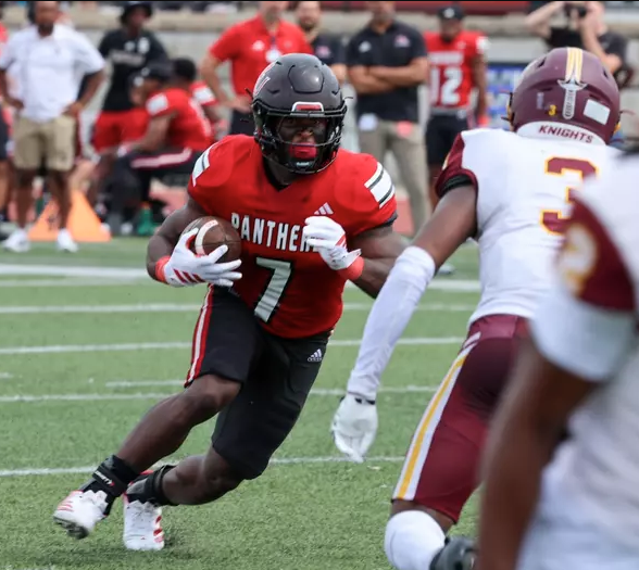 NCAAStats's tweet photo. Cephus Harris of @DUAthletics ran wild during the first week of college football with 351 rushing yards against Gannon on Saturday. His new school record was one of six 200+ yard rushing performances across the country. https://t.co/I3SCmnQVTd