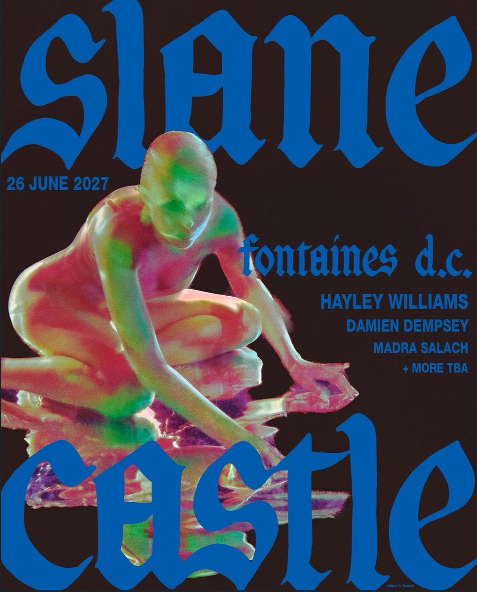 concertleaks's tweet photo. Hayley Williams will be opening for Fontaines D.C. next summer at Slane Castle! 

📸: @elearor https://t.co/yIR049RLUS