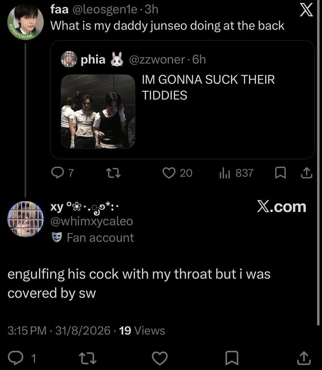 junseojail's tweet photo. you like being behind bars don’t you? no sw to cover you this time, you are DOUBLE jailed⛓️⛓️

@whimxycaleo change into this pfp for the next 12 hours🚨 https://t.co/cJ6xXXulvY