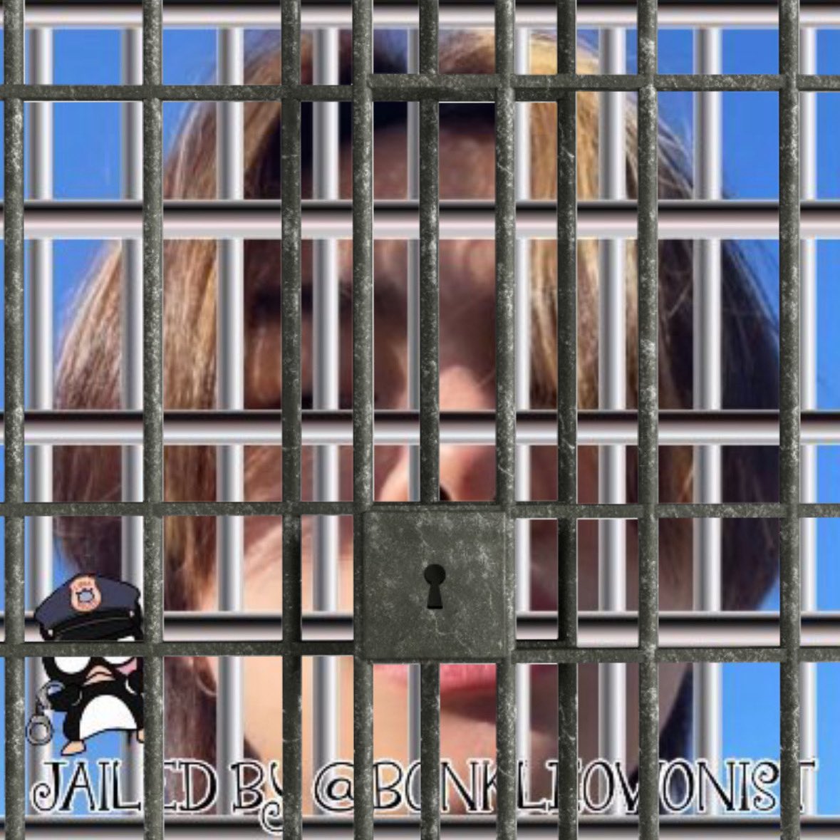 junseojail's tweet photo. you like being behind bars don’t you? no sw to cover you this time, you are DOUBLE jailed⛓️⛓️

@whimxycaleo change into this pfp for the next 12 hours🚨 https://t.co/cJ6xXXulvY