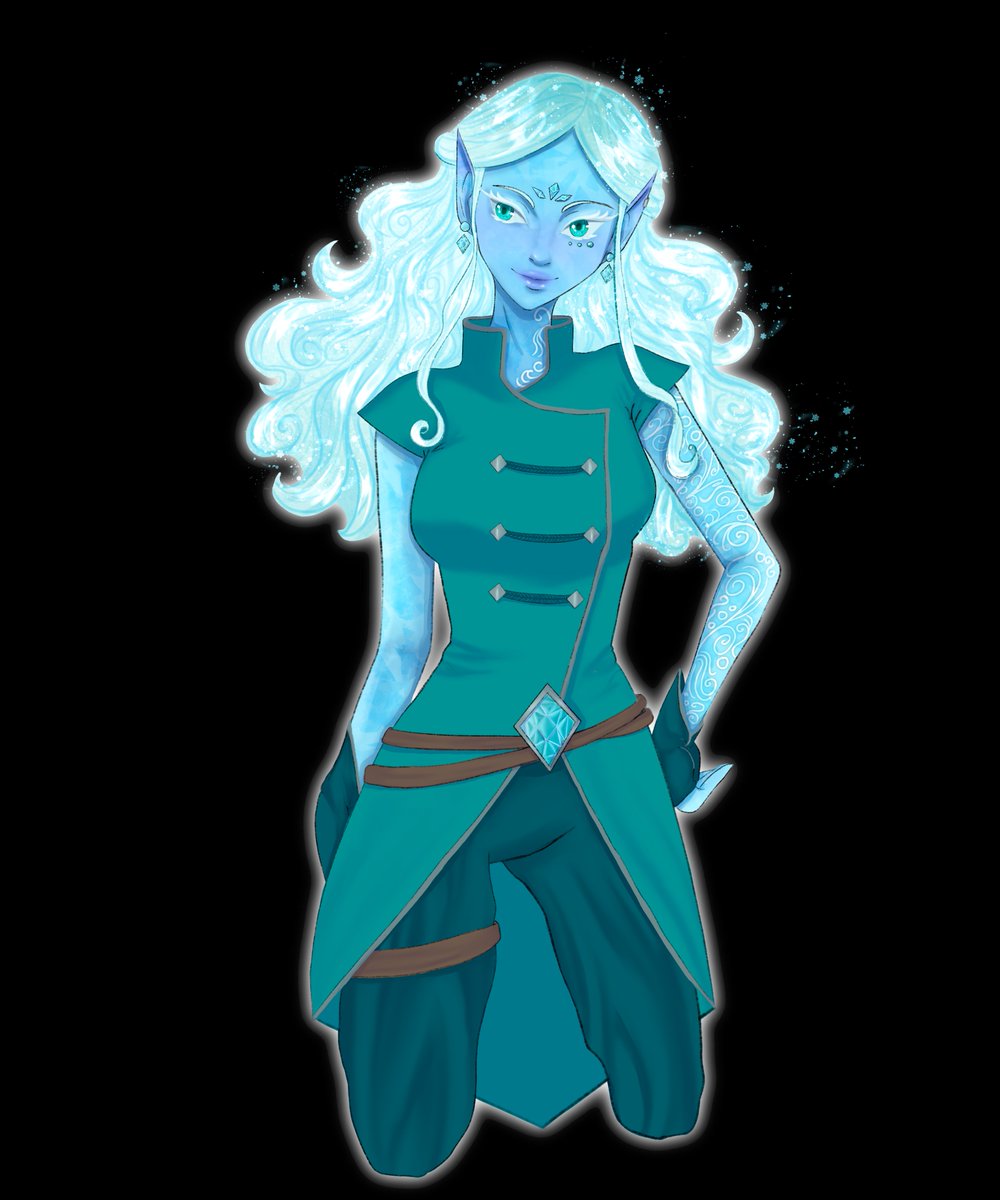 StrawberryMauz's tweet photo. Update für mein DnD Char Yuki ❄️
fertig Render - Flats - Sketch+bissle Lineart 🎨 https://t.co/bOgCcvRc1B