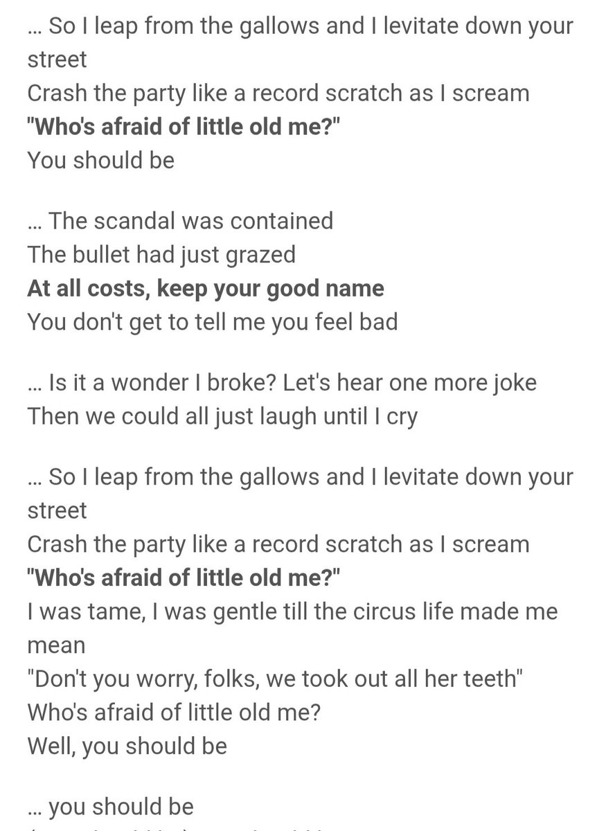 K_Happy16's tweet photo. Abusers are secretly scared of the truth about them coming out. That's why they do everything in their power to silence their victims, to control the narrative. This is a beautiful song by our #1 tortured poet. https://t.co/yGAfzbrFui