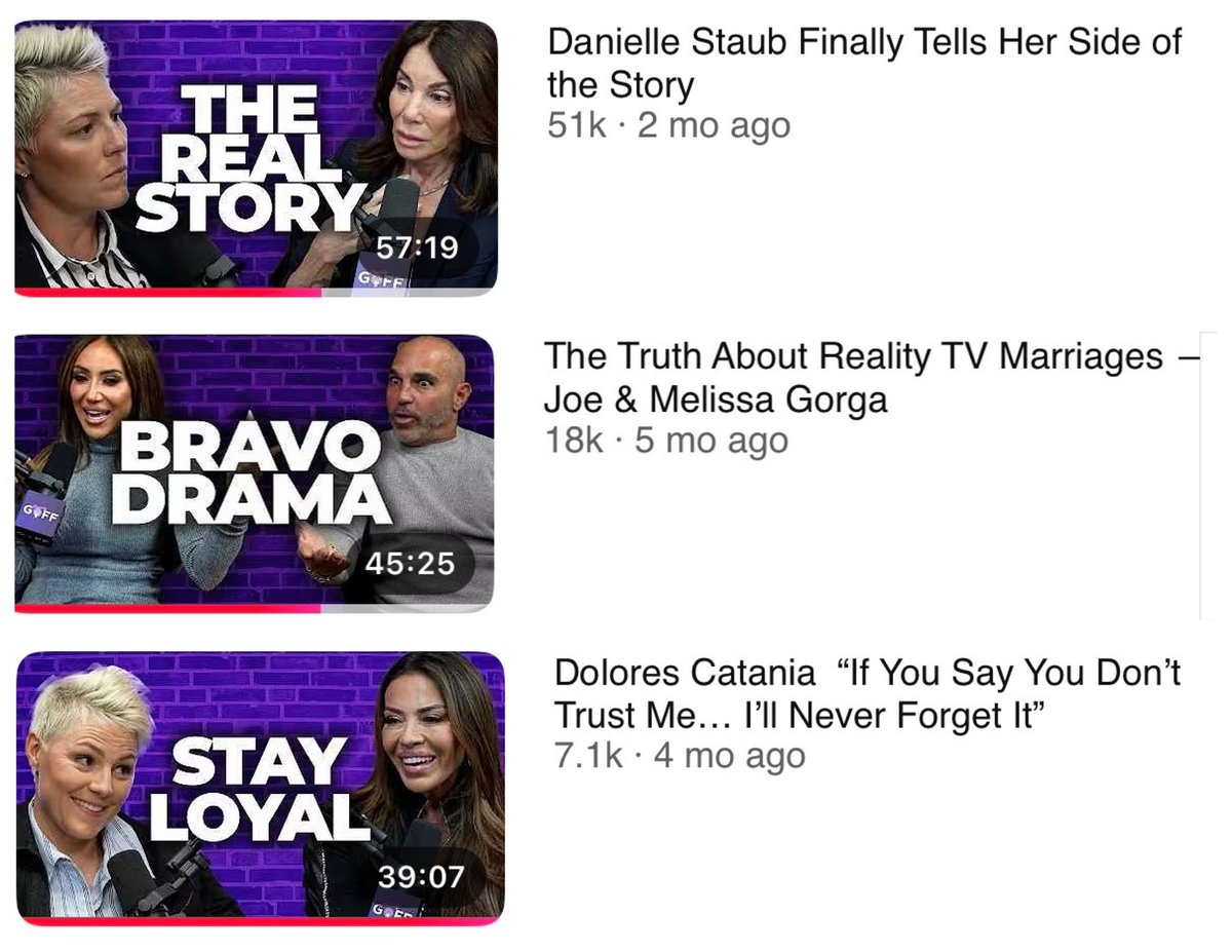 housewives911's tweet photo. Andy can say no to Danielle Staub all he wants, but the audience keeps saying YES.

51K for Danielle.
18K for the Gorgas.
7.1K for Dolores.

At some point, #RHONJ has to follow the numbers. @Andy, give us the chaos. https://t.co/pgMIWF2xGC