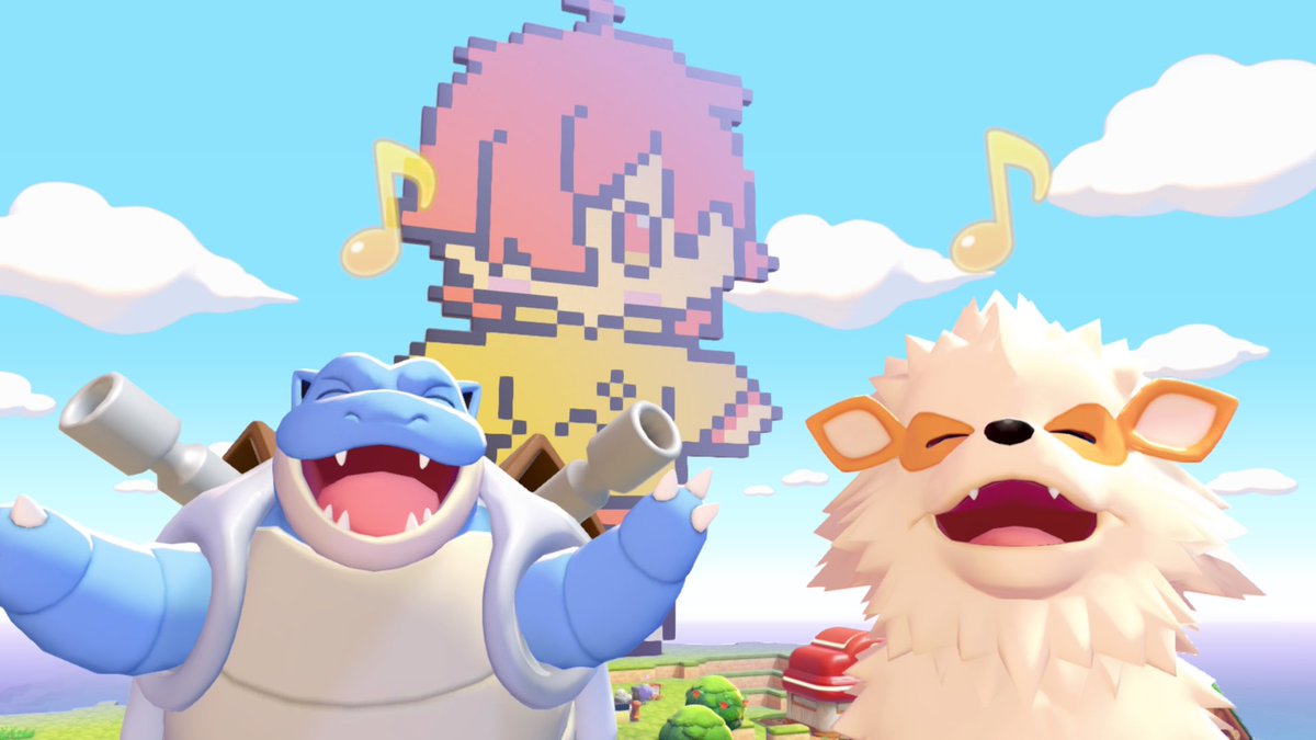 spring_shark15's tweet photo. ぽこポケでぺんちゃん作った！推しが推しの世界に居る……ここが天国か……ドッド絵作るの初めてだったから雑とかミスってるとかは見なかったことにしてください https://t.co/kWCsBRrJiL