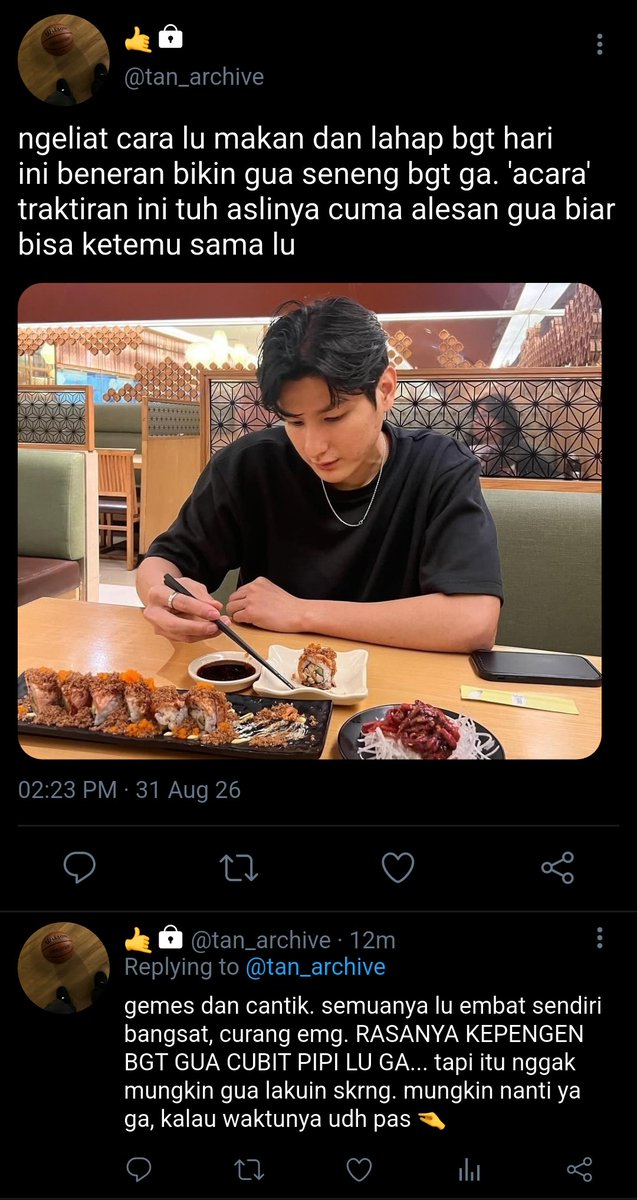 ffoxie02's tweet photo. dinner yang di rencanakan https://t.co/dZLAyRfery