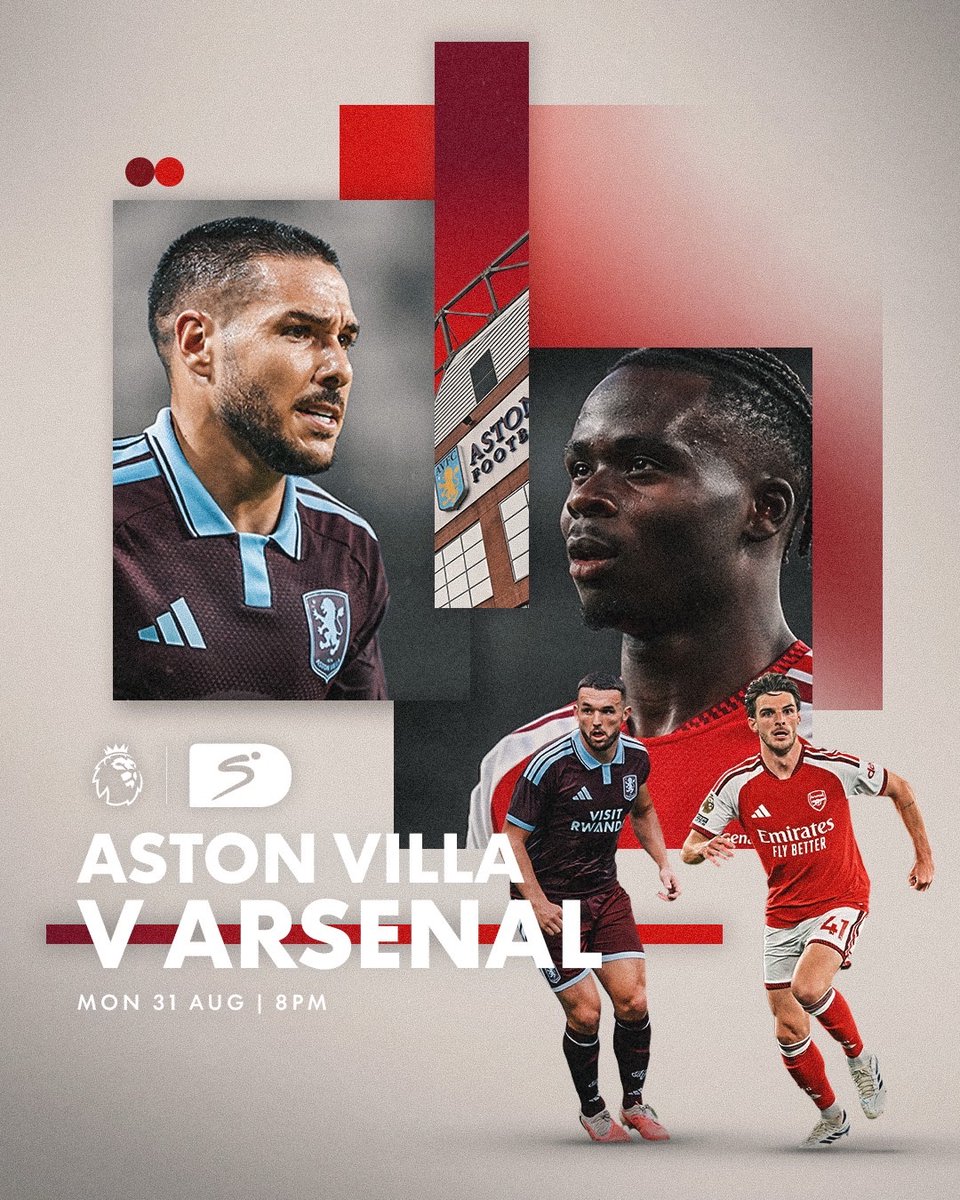damhistilldey's tweet photo. Monday night football and Arsenal have to deal with Aston Villa away.
Villa no be team you go just show up against and collect three points. https://t.co/eh1xwo0hXN #ItsOnDStv https://t.co/ax75WR9Ldh