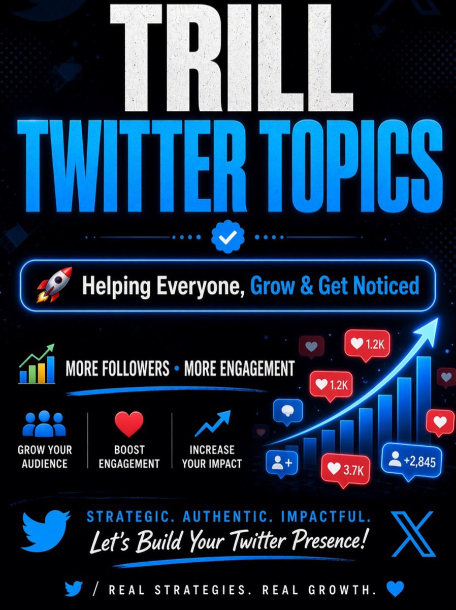 TrillXTopics's tweet photo. Tap In & Join The Groupchat ππ―π£οΈ
#TrillTwitterTopics #TrillXTopics https://t.co/ObDQAU3CQR