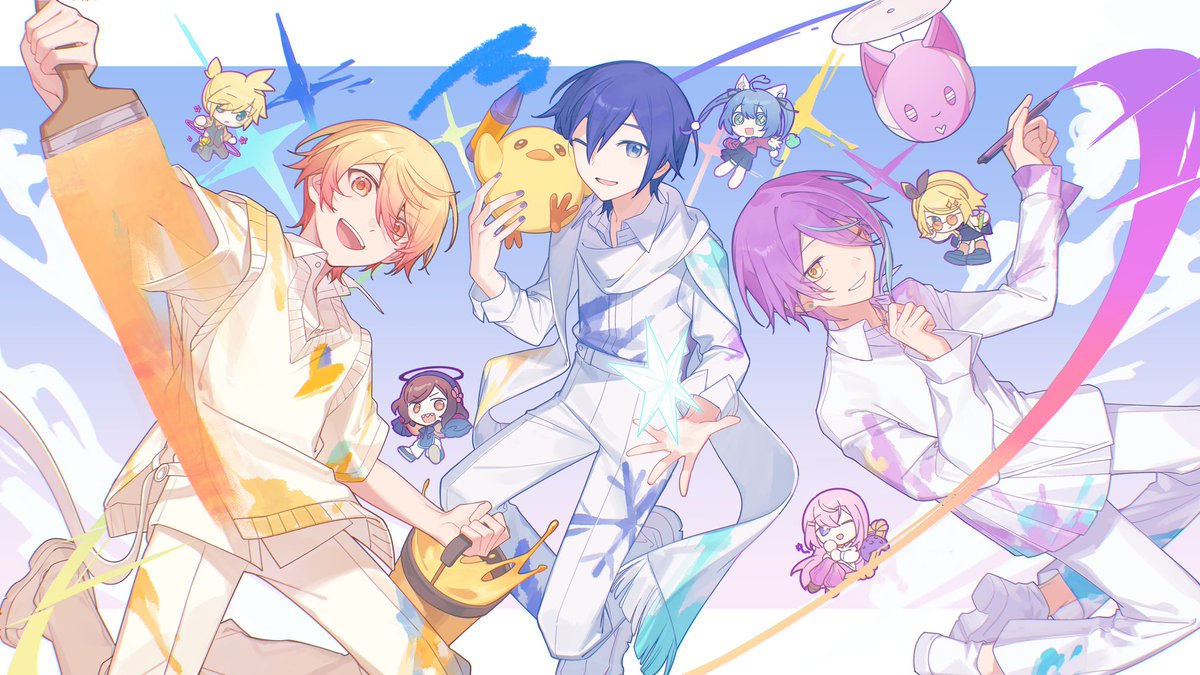 Yuan12prsk's tweet photo. #プロセカの思い出MV
六年の大切な思い出🥰💜💙💛 https://t.co/ECPxAjNhWJ
