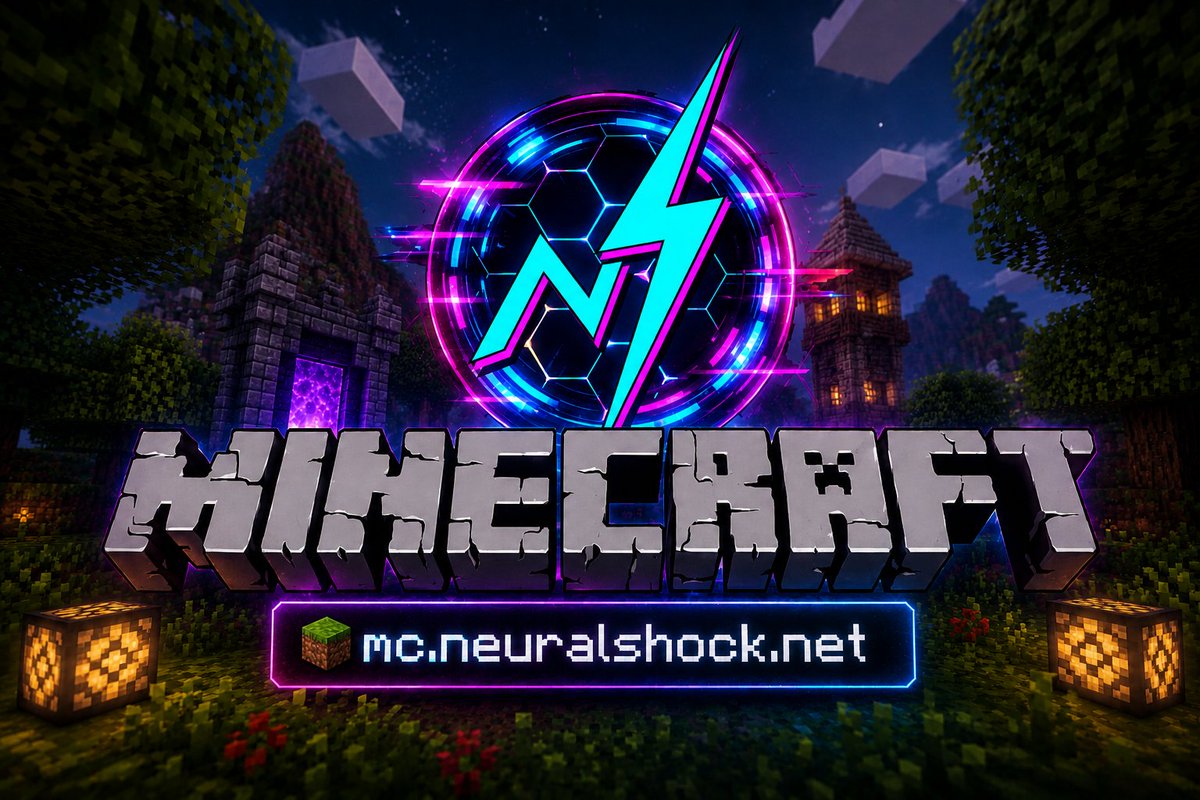 neural_shock's tweet photo. [ALERTA DE TRANSMISIÓN] Nebula no puede controlar lo que construimos en las sombras. 🚨🧱

Abrimos oficialmente el servidor personalizado de MINECRAFT de Neural Shock. 

Sintoniza la frecuencia y no te quedes fuera:
🔗 https://t.co/FvfyIEPWO9

#NeuralShock #Minecraft #Gaming https://t.co/npfwYwXa49