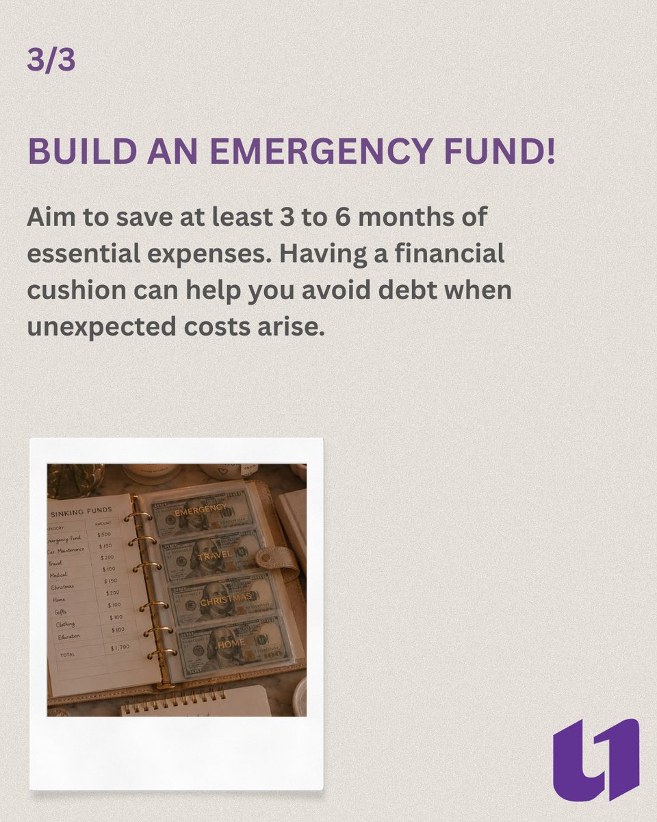 UnityOneCU's tweet photo. Start building your financial future one step at a time!

Follow us for more! 🤩

#Savings #SavingsTips https://t.co/HAKcP2vjrR