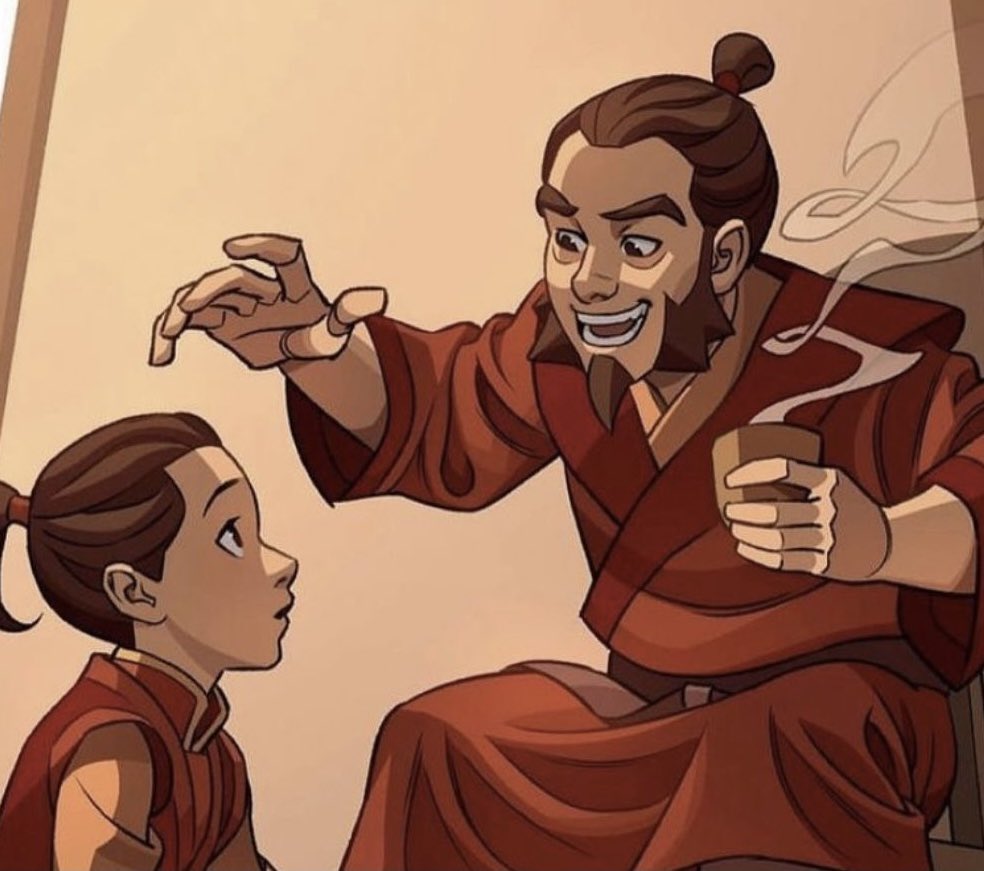 peakmann1e's tweet photo. Not me crying over the fanart of young Iroh telling little Zuko a story https://t.co/KtUFapq0Ff