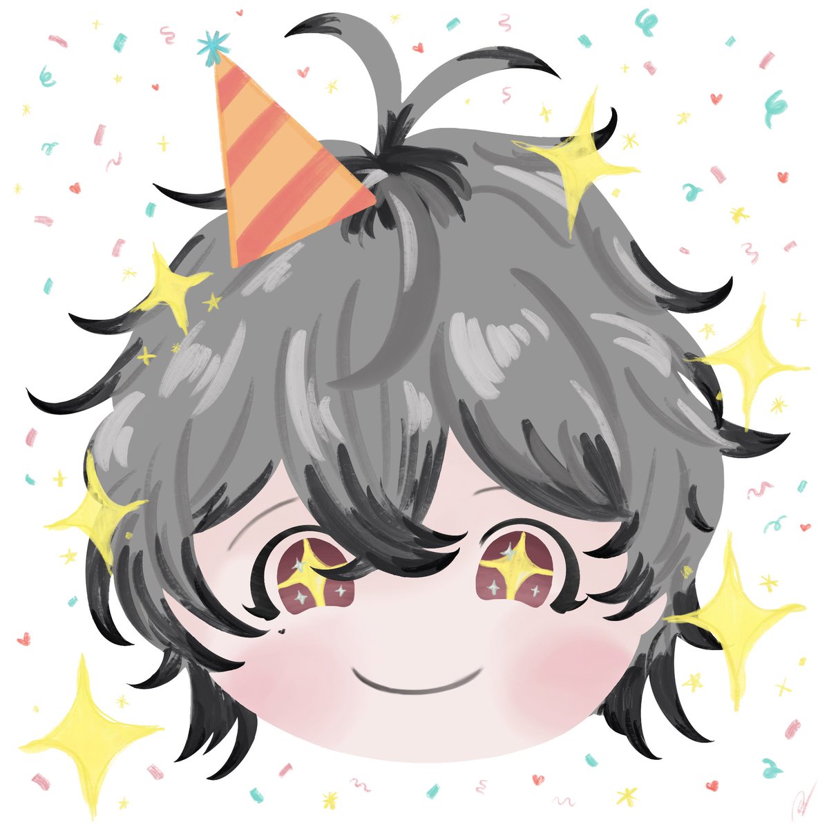 keiji___san's tweet photo. happiest birthday to our lovely leo 🎊🎉  #ラ久我キ #LEOKUGABIRTHDAY2026 https://t.co/1EkFRBxBw2