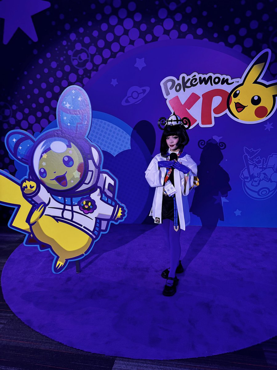 PyonMicchi's tweet photo. I had so much fun this weekend!!! Thank you @Pokemon for the #free_access at #PokemonWorlds #PokemonXP !!! https://t.co/34FAzxzVWF