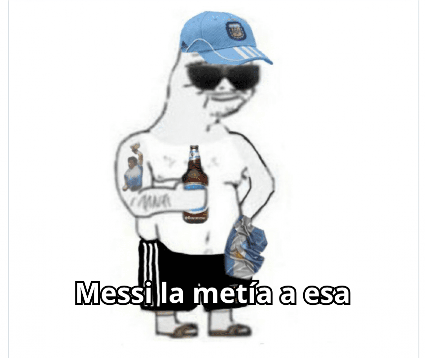 gasparparamore's tweet photo. Le pido mil disculpas al próximo crack que va a surgir en esta gloriosa tierra porque, por un tema de reparación histórica, voy a ser exactamente este en el Mundial 2050: https://t.co/XcDY40c8zT
