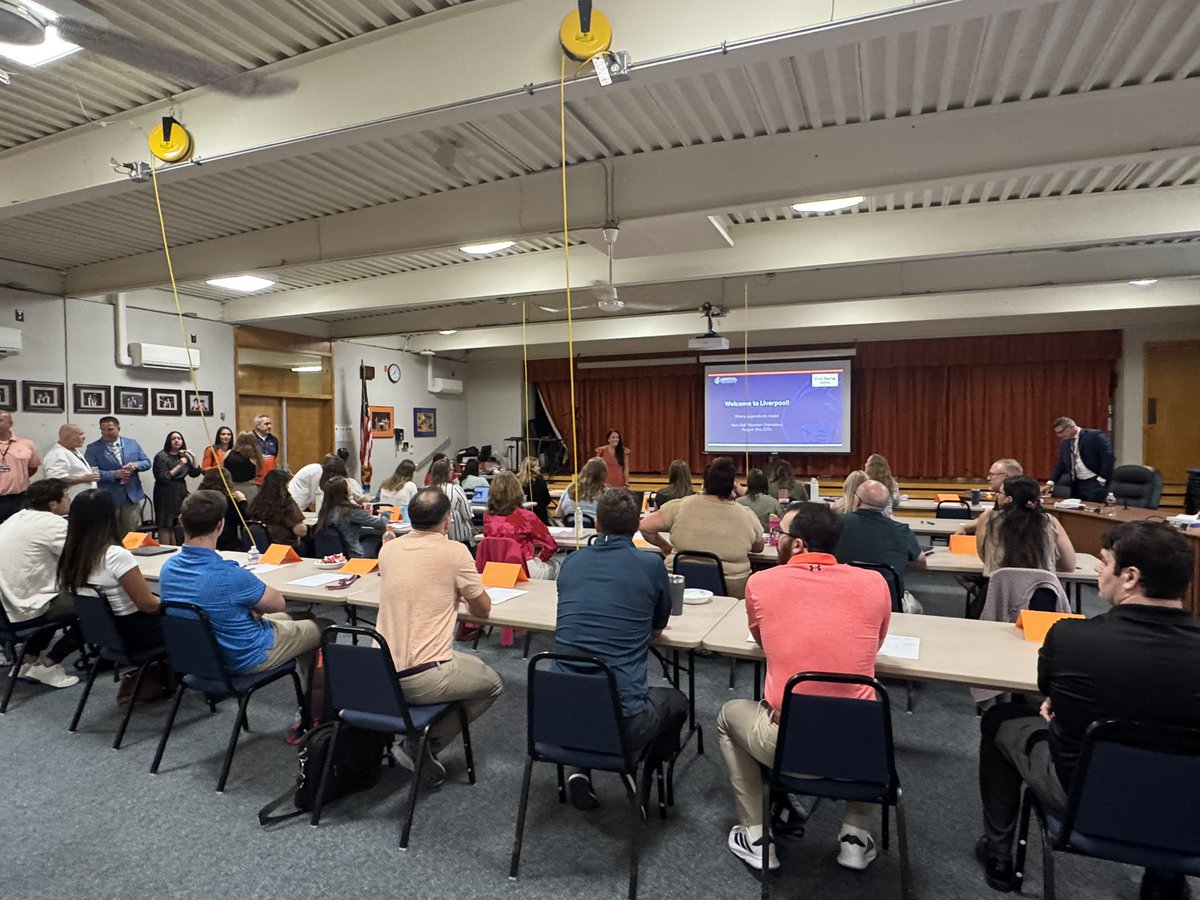 dziegler15's tweet photo. Exciting day welcoming our new staff! Today’s orientation was filled with great energy, new connections, and a shared commitment to making a difference. We’re thrilled to welcome aboard such a fantastic group! 🧡💙 https://t.co/cQB0h4PUzc