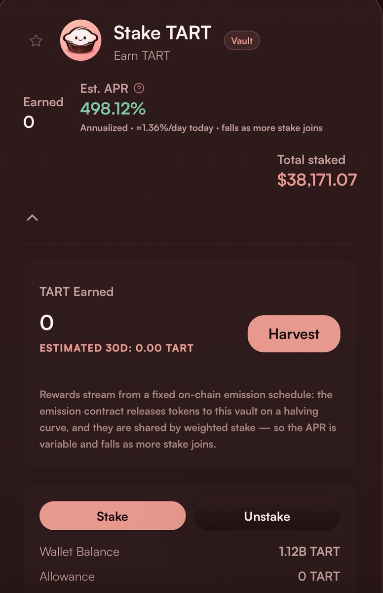 notralbnb's tweet photo. I am in discussions with major projects on the #BNBchain and within the crypto world. Stake $TART and earn via pools coming soon.

Still Stake Tart Earn Tart pool is active.

https://t.co/EboHVIO5Pp https://t.co/Yty5Lo61qK