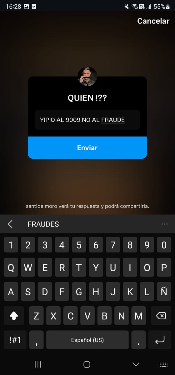 tanakaespinaca's tweet photo. Instagram es pro tiktokers asi que PORFAVOR VAYAN A PONER YIPIO AL 9009 EN LA HISTORIA DE SANTIAGO 👉🏻 https://t.co/DoWIEiQdMZ
#GranHermano https://t.co/qeTl6610Yb