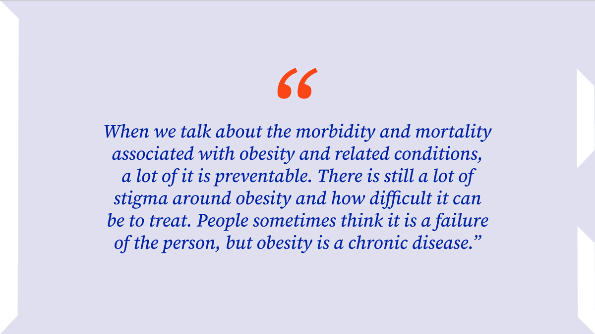 UFMedicine's tweet photo. 🐊 🥼 @UF clinician-scientists are collaborating to uncover new ways to treat obesity, prevent disease and improve patients’ lives. Because people deserve comprehensive care backed by research — not stigma.

🔗https://t.co/KQFrFYkyyg #BreakthroughsBeginHere https://t.co/bokXE5JReo
