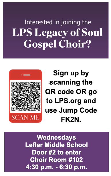 MusicatLPS's tweet photo. LPS High School Students - Join us this Wednesday at Lefler MS! https://t.co/Xl1kVUtS8n
