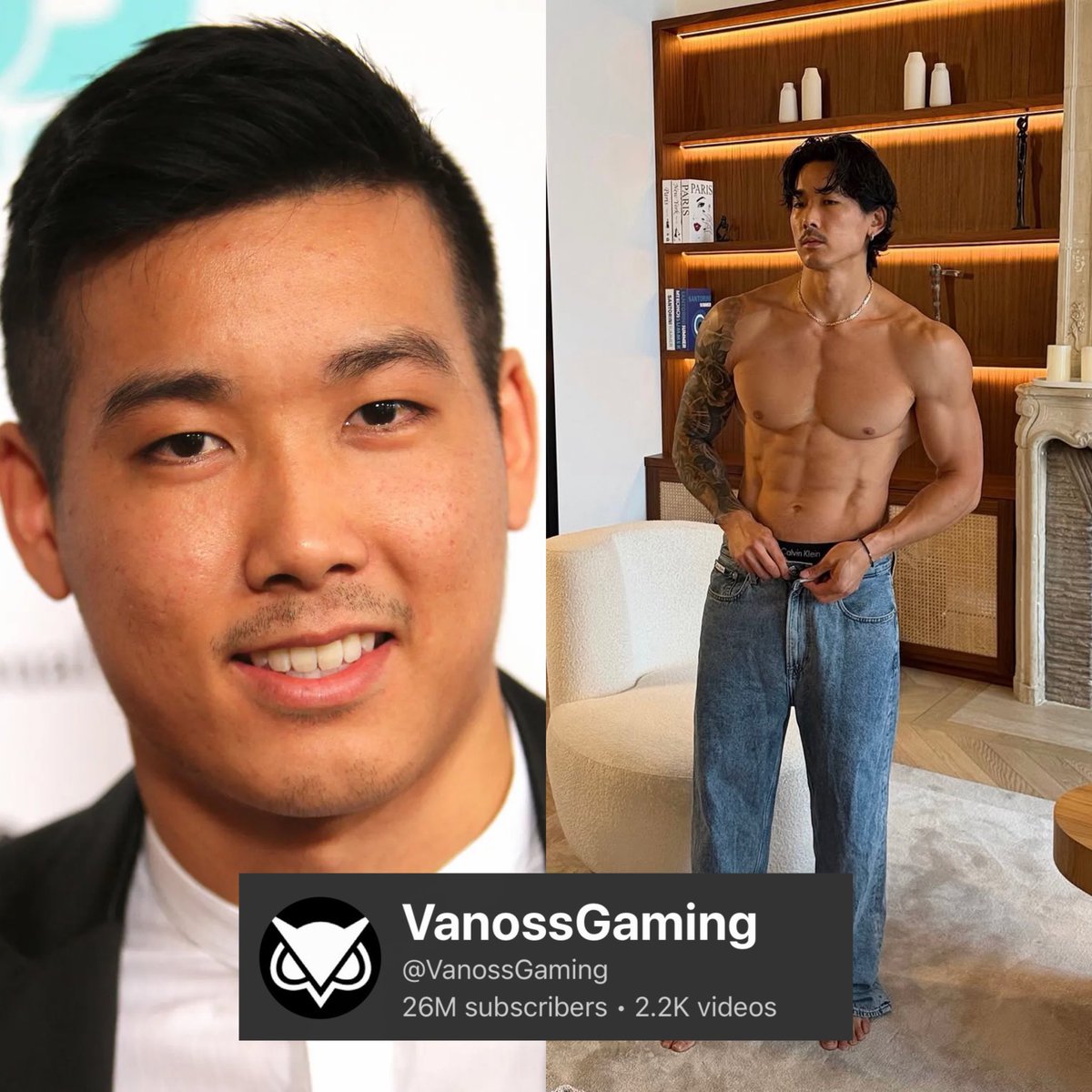 yoxics's tweet photo. VanossGaming is going viral for his insane body transformation 😳 https://t.co/7nZ4kIjOuc