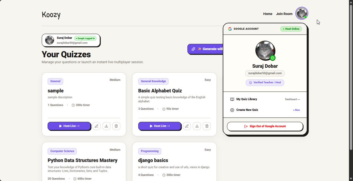 SurajDobar's tweet photo. 46 days ago I started this streak : 39-46 

This week was rough💀

Spent most of it learning Django while dealing with a family emergency and hospital trips.

Still kept the streak alive. 
The tally:
🐍Django: CRUD + Auth + AI integration 
🧠LeetCode: revisit
🚀Koozy + Taskmaster https://t.co/OXwV1CEM1S