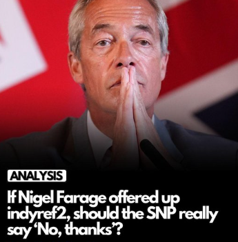 WingsScotland's tweet photo. In the last 72 hours, we've learned that the SNP:

(1) Won't accept an indyref from Reform
(2) Won't accept an indyref from Labour
(3) Won't accept victory in a de-facto indyref
(4) Won't accept any route to indy without UK approval

Um, what's left? https://t.co/C4LMez8y96 https://t.co/gx0nM3qG81
