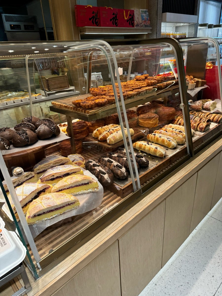 tonytoledo2's tweet photo. Fresh ice coffee u0026 crispy croissants just restocked in our corner store! Grab your morning pick-me-up before they’re gone—open till 10PM daily! https://t.co/mv6UXi9dit