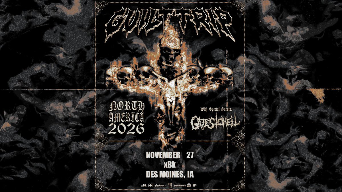 firstfleet's tweet photo. Just Announced! DES MOINES! 🔥 Guilt Trip will be at @xBklive in Des Moines, IA on Friday, November 27th with @Gates2Hell502!

Tickets on sale Friday, September 4th at 10:00 AM // https://t.co/szUj16MKzu https://t.co/bQj3OLsB8I