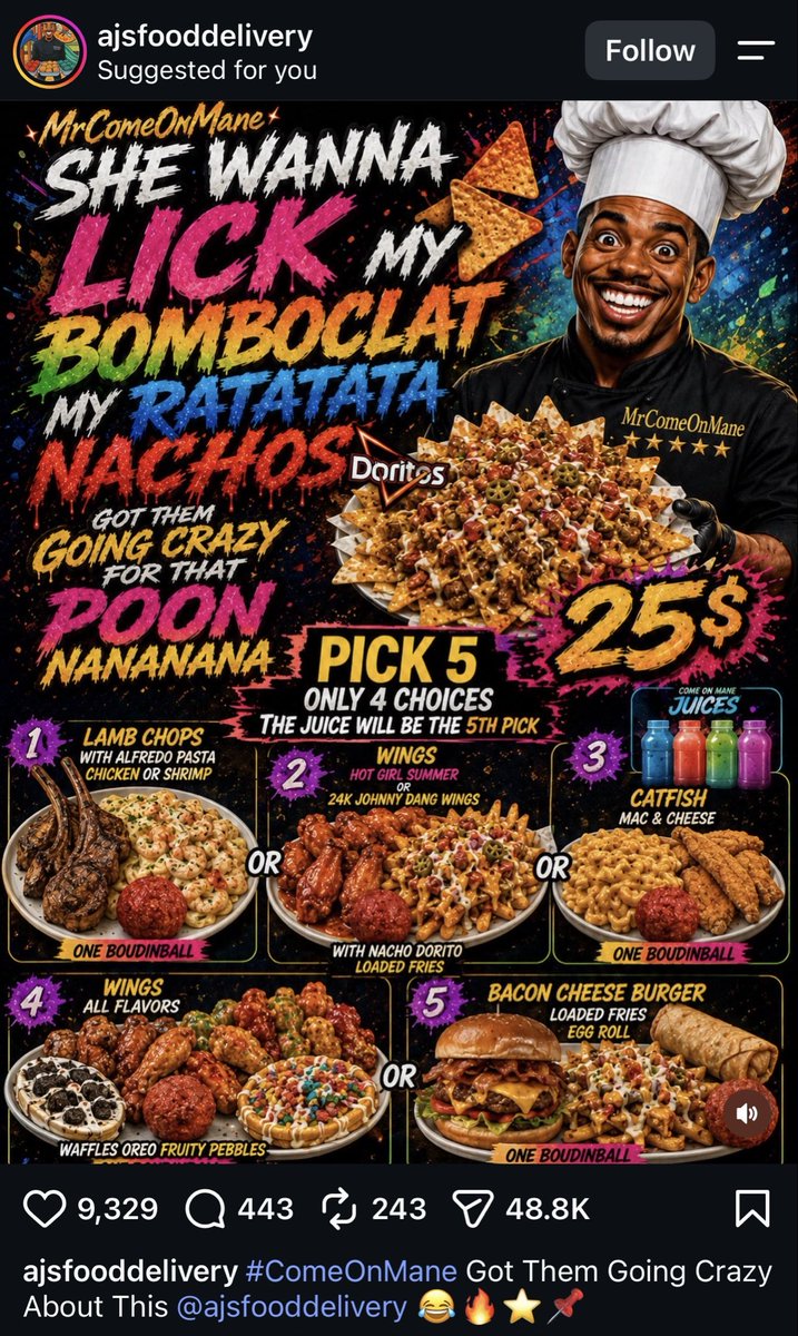 cocotresco's tweet photo. Don’t ever put no shit like this on my feed ever again bru https://t.co/nhhQi3VQHe