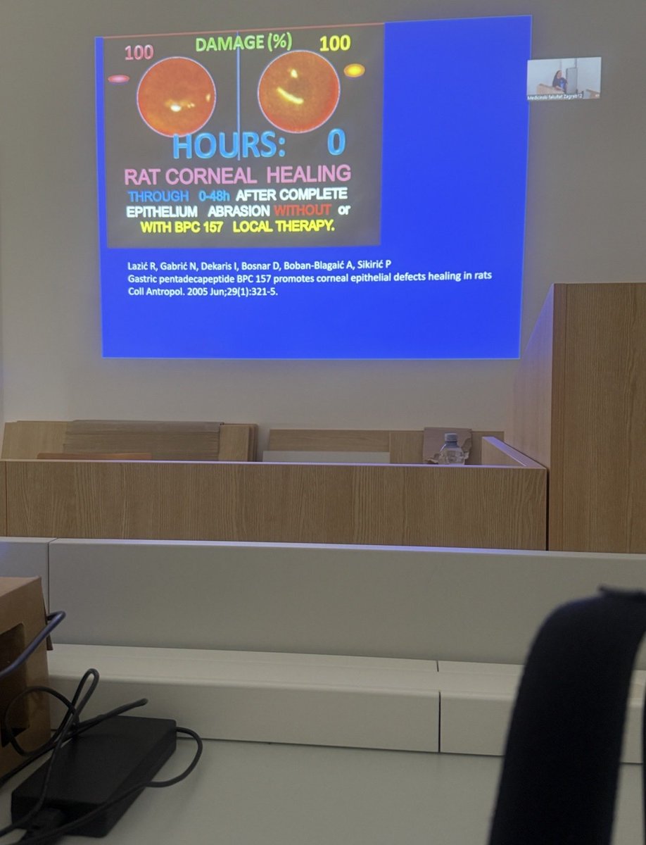 lillyobeach's tweet photo. As many of you know, Professor Skiric is a part of American sciences. 

I sat in on one of his lectures one time and was surprised to learn about the benefits for corneal healing with BPC administered topically. Topical BPC isn’t discussed enough.. that’s why we have topical BPC in two blends

#peptides #BPC157