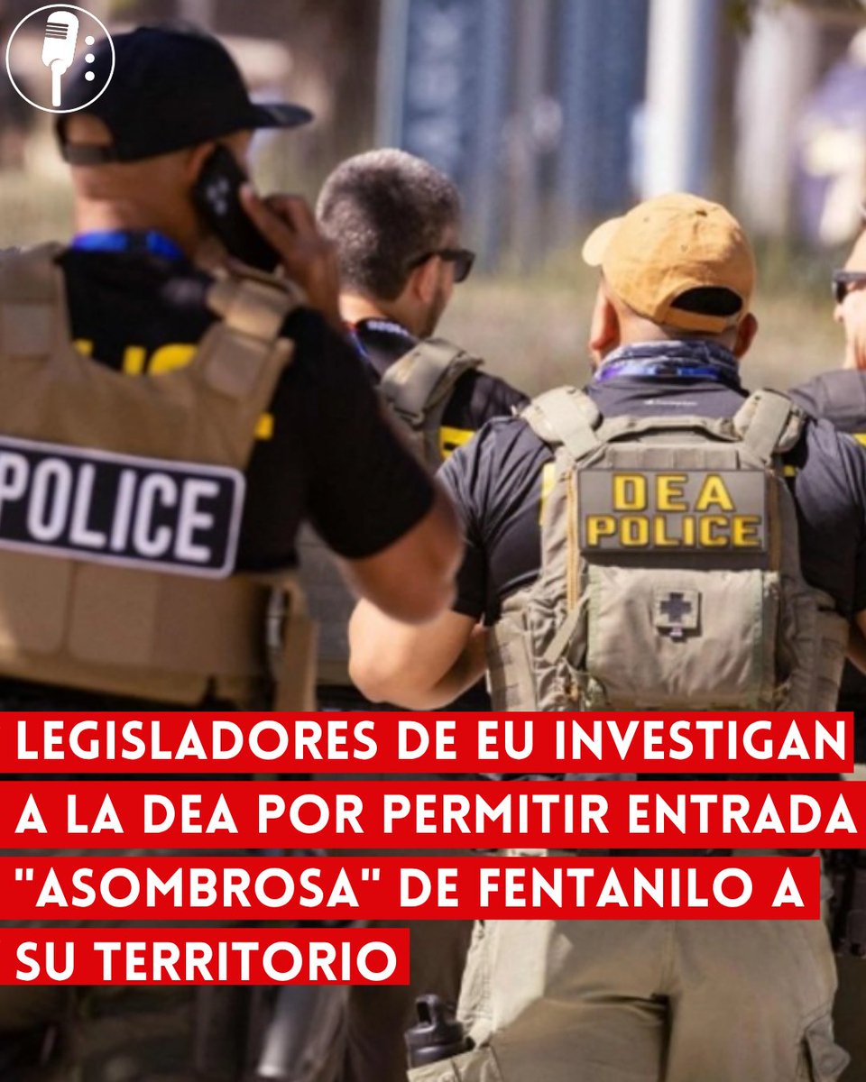YosoyPedrero's tweet photo. 🚨OJO: LEGISLADORES DE EU INVESTIGAN A LA DEA POR PERMITIR ENTRADA "ASOMBROSA" DE FENTANILO A SU TERRITORIO

La crisis del fentanilo que durante años ha sido utilizada por Estados Unidos para señalar a otros países vuelve a exhibir una cara incómoda dentro de su propio territorio: legisladores estadunidenses investigan a la DEA por una estrategia que habría permitido que enormes cargamentos de esta droga llegaran a las calles mientras las autoridades seguían los movimientos de las organizaciones criminales.

El Comité de Supervisión de la Cámara de Representantes, encabezado por el republicano James Comer, solicitó al Departamento de Justicia registros sobre esta práctica. La investigación surge después de que informantes de la propia DEA señalaran que agentes recibieron instrucciones para vigilar grandes cargamentos sin necesariamente decomisarlos, bajo el argumento de preservar investigaciones de mayor alcance.

El caso resulta especialmente grave porque las autoridades tenían conocimiento de cargamentos con cientos de miles de pastillas. Una investigación de Associated Press documentó que entre 2023 y 2025 agentes observaron en Nuevo México movimientos de grandes cantidades de fentanilo que terminaron llegando a las calles, mientras se intentaba construir casos penales contra redes de mayor tamaño. En uno de los operativos, incluso se habría observado a distribuidores trasladando mochilas con hasta 100 mil pastillas.

La situación también deja en evidencia las contradicciones de la política antidrogas de Washington. Mientras el gobierno estadunidense ha convertido al fentanilo en argumento para presionar a otros países y justificar una mayor intervención en el combate al narcotráfico, dentro de Estados Unidos sus propias agencias habrían permitido deliberadamente que cargamentos siguieran circulando. Ahora, además del Congreso, el organismo de control interno del Departamento de Justicia realiza una revisión nacional para determinar si esta práctica se repitió en otras regiones.