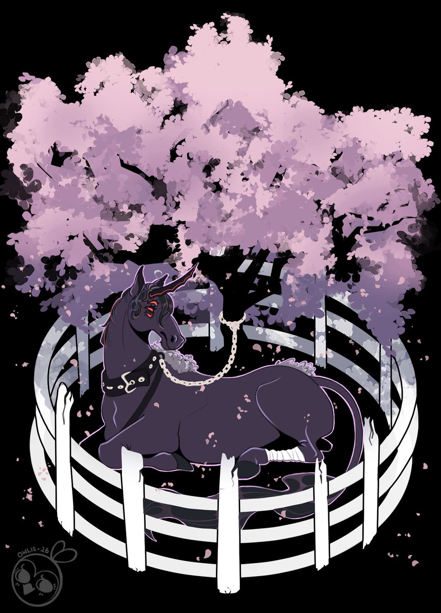 rituowl's tweet photo. the hunt of the unicorn #sleeptoken #sleeptokenfanart https://t.co/7oX0Ez0Ioq
