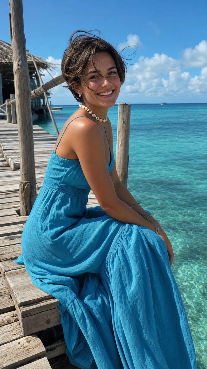 Tropical Pier Summer Portrait