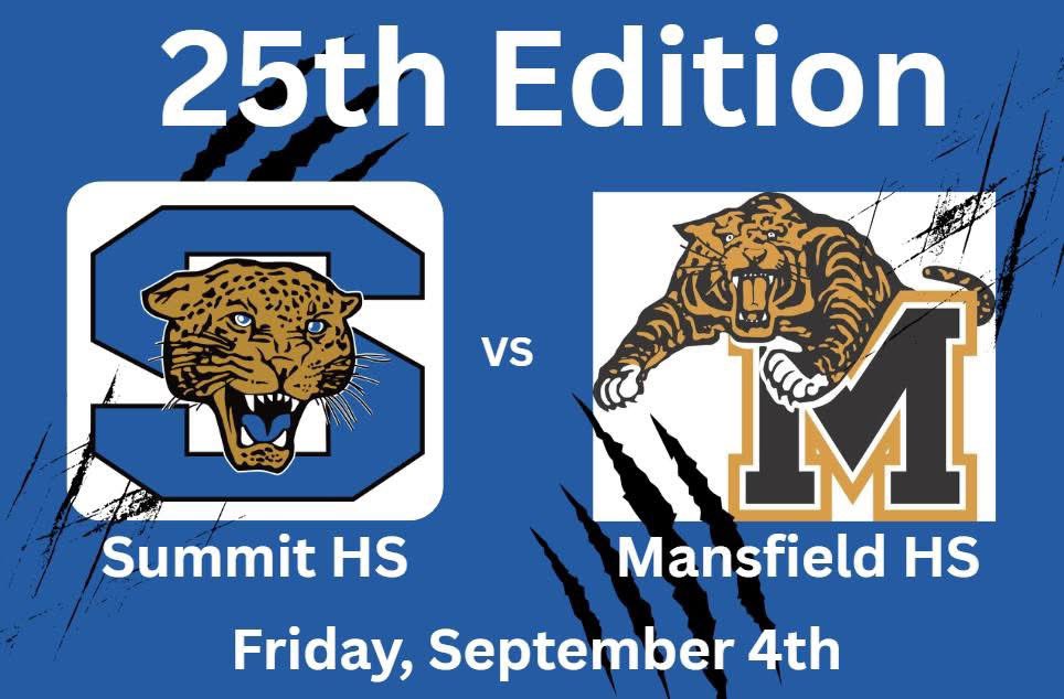 coachmutt's tweet photo. π Summit HS Alumni π
π Friday, September 4th
β° 7:00 PM
πNewsom Stadium
Summit is the HOME team.
#JagNation
#SummitLove https://t.co/9nG4Uv5zjB
