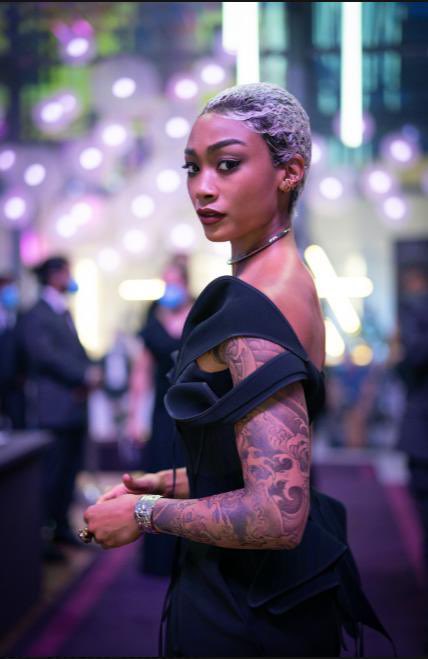 ItsToriGalvin's tweet photo. A lot of the comments are awful as per usual but reminder that Tati Gabrielle is STUNNING and I’ve adored her work over the years, I can’t wait to play as her character in Intergalactic: The Heretic Prophet 💿🎮✨ https://t.co/GAwaHdS4vR