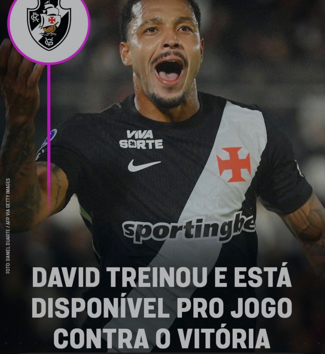 ONOSSOVASCO1's tweet photo. 💢⚠️ DVD SAIU DA DELEGACIA QUERENDO D+

David: Estou atrasado para o treino no Vasco, disse DVD ao sair da delegacia! https://t.co/MutVCDUxKn