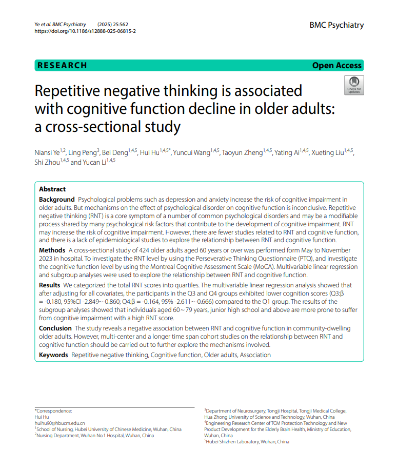 CuriousMindsHub's tweet photo. Repeat better thoughts.
Repeat better thoughts.
Repeat better thoughts.
Repeat better thoughts.
Because not everything we repeat helps us grow.

A 2025 study of older adults found that repetitive negative thinking was associated with lower cognitive function scores. https://t.co/Pkdr8O3qTS