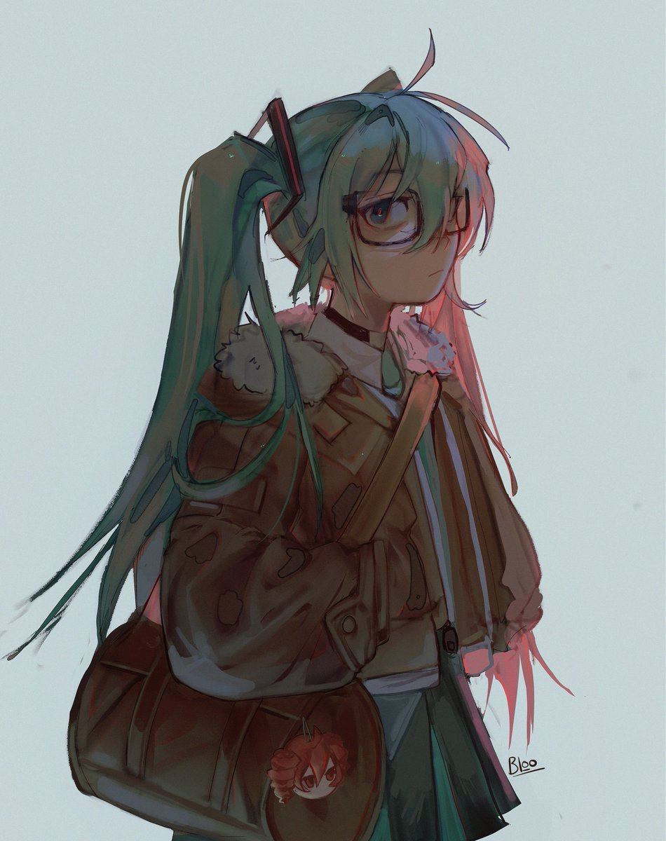 bluebescuits's tweet photo. When in doubt , draw a Miku ! https://t.co/eASwi3fi19