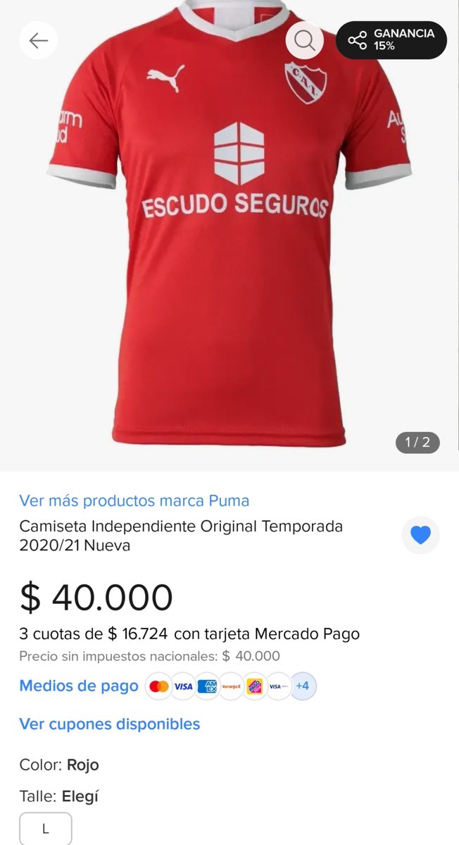 jota_patt's tweet photo. Encontré esta joya de camiseta 2020/21 a 40mil pesiminios. Les actualizaré. https://t.co/1m8F3ehTms