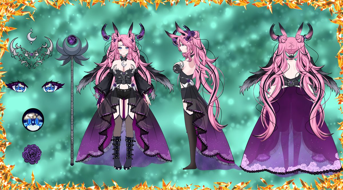 usagicrystal_'s tweet photo. Thank you to everyone who showed to my stream today. I’m so happy yall love the new lore and model and logo 💖 I’ll post the lore soon till then here’s the full corrupt transformation. Sill designed by @DetectiveLudwig just tweaked a bit 💖 https://t.co/oEiivM1A2v