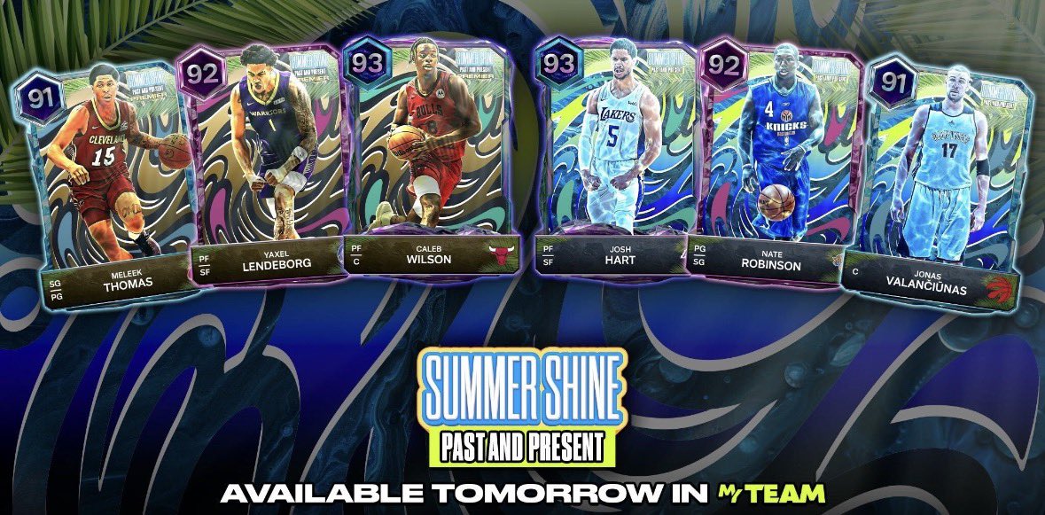 KyleGreeneYt's tweet photo. THE FIRST TUESDAY DROP IN 2K27 MYTEAM

Takeaways
(Dropped a small pg EARLY)
(Thought out summer league theme)
(2K26 Goat Yaxel Lendeborg🔥)
(Josh hart can't play sg🥲) https://t.co/20a0kE1UaP