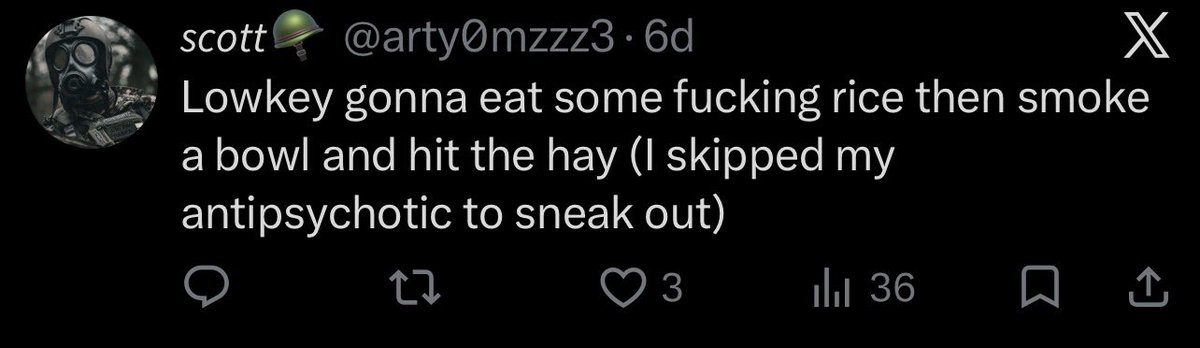 arty0mzzz3's tweet photo. If my grandma saw my account bro https://t.co/bYsWeHbxpX