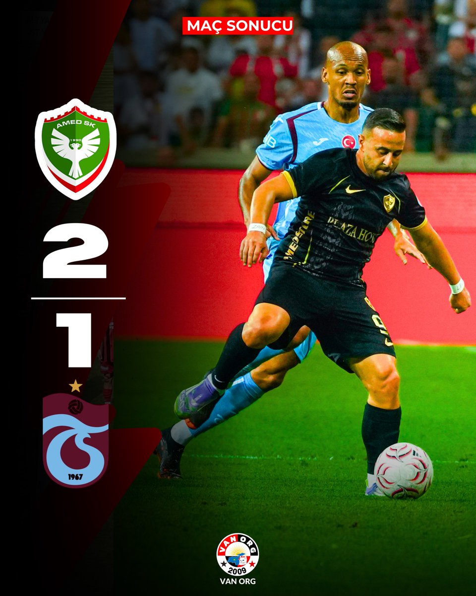 vanorgtv's tweet photo. Amedspor, zorlu karşılaşmada son dakikada attığı golle Trabzonspor’u 2-1 mağlup etti! ⚽️🔥

#amedspor #trabzonspor https://t.co/SJd00SScdC