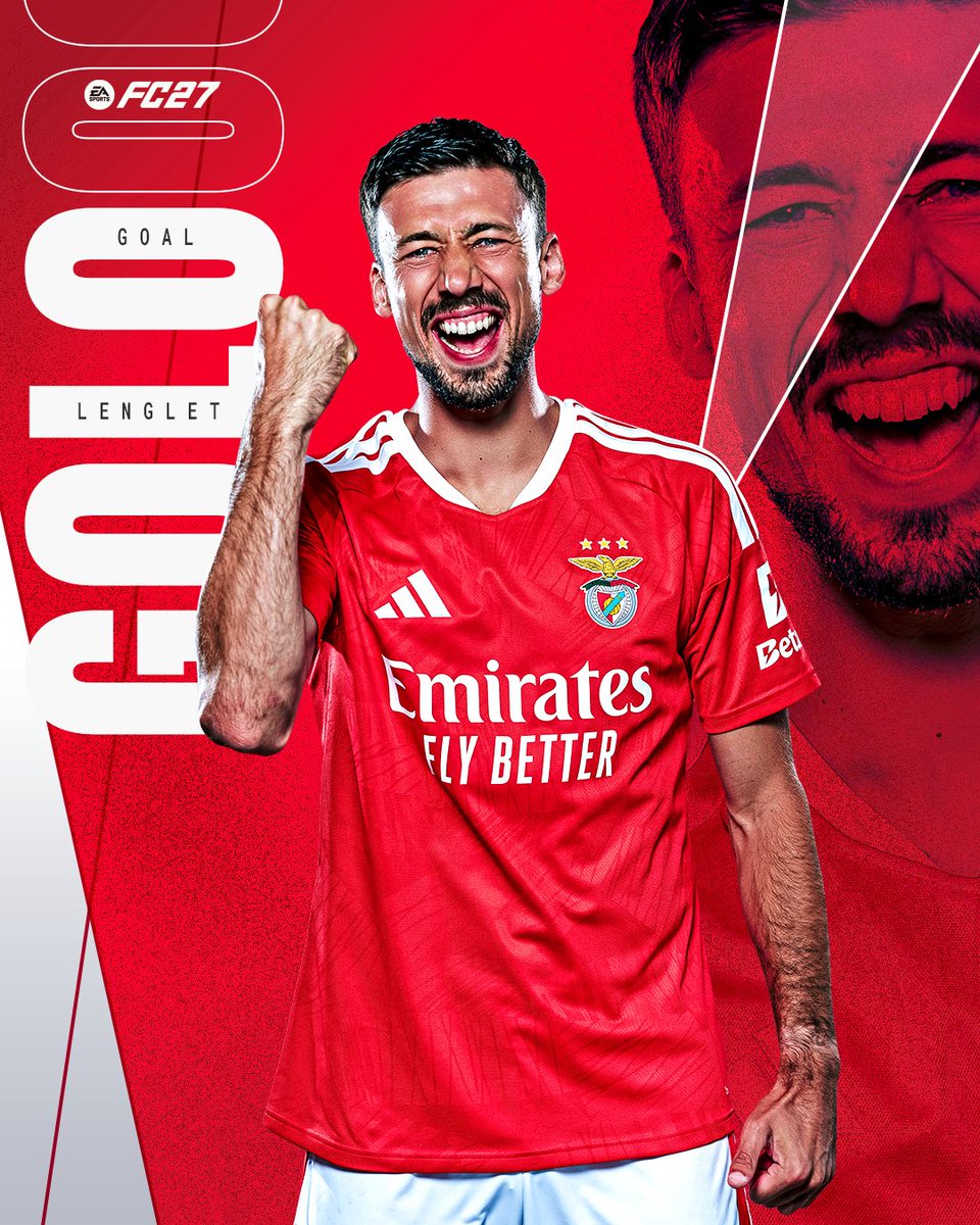 SLBenfica's tweet photo. GOOOOOOOOOOLAAAÇOOOOOOO!!!! LENGLET!!!!!

🔴 2-0 🔵 [51'] #SLBGDEP https://t.co/nLAfPdD60H