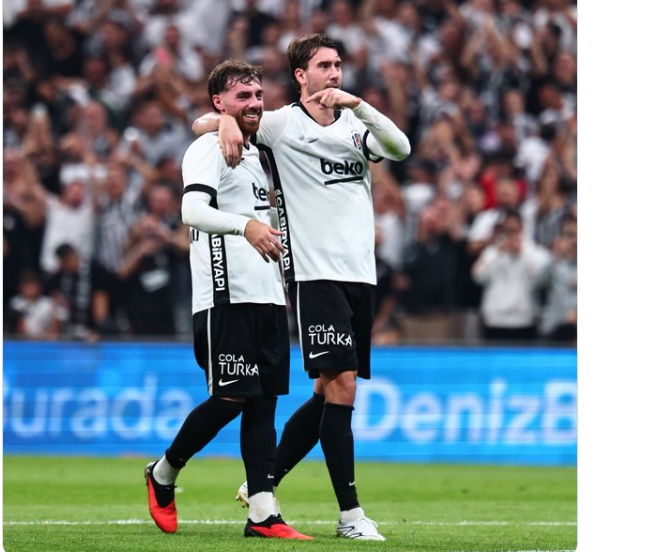 YYurdunsesi's tweet photo. Beşiktaş’tan Gol Yağmuru, Çorum FK'yı 6-2 Devirdi!
https://t.co/rpTQjRXlMy
#besiktas, #corum #vlahovic #hattrick, #macsonucu, #superlig #vlahovic #orkun https://t.co/3x9arisrAr