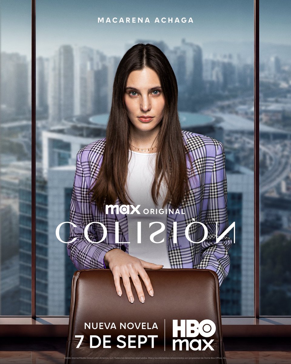 HBOMaxLat's tweet photo. Una familia. Un legado. Demasiados secretos. Conoce a los protagonistas de #Colision, la primera novela de HBO Max, llega este 7 de septiembre. https://t.co/Mhw9jmI2zZ